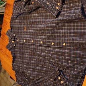 Carhartt sz m men's button down 100% cotton